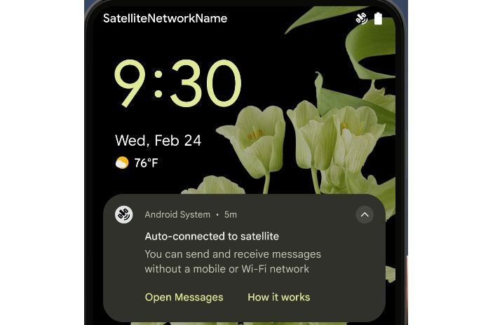 Here's how the satellite interface will look like - Android 15 release date prediction, supported devices, and must-know features